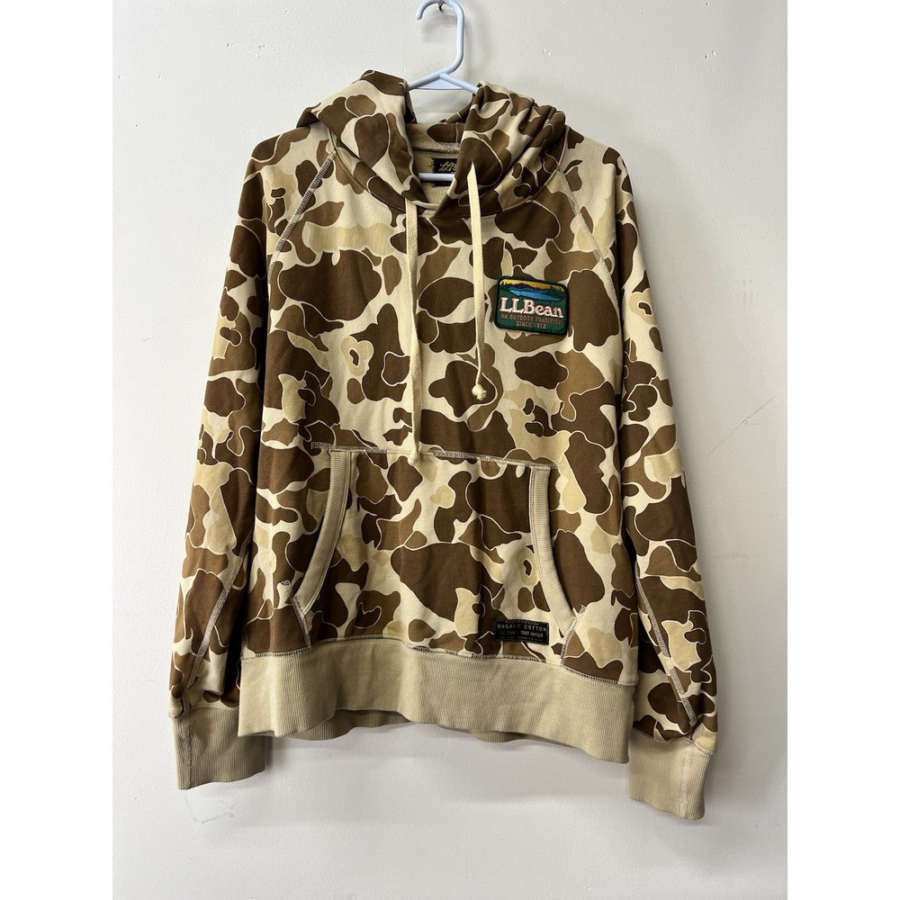 L.L.Bean x Todd Snyder Camo Hoodie Organic Cotton Desert Camo Men's Medium